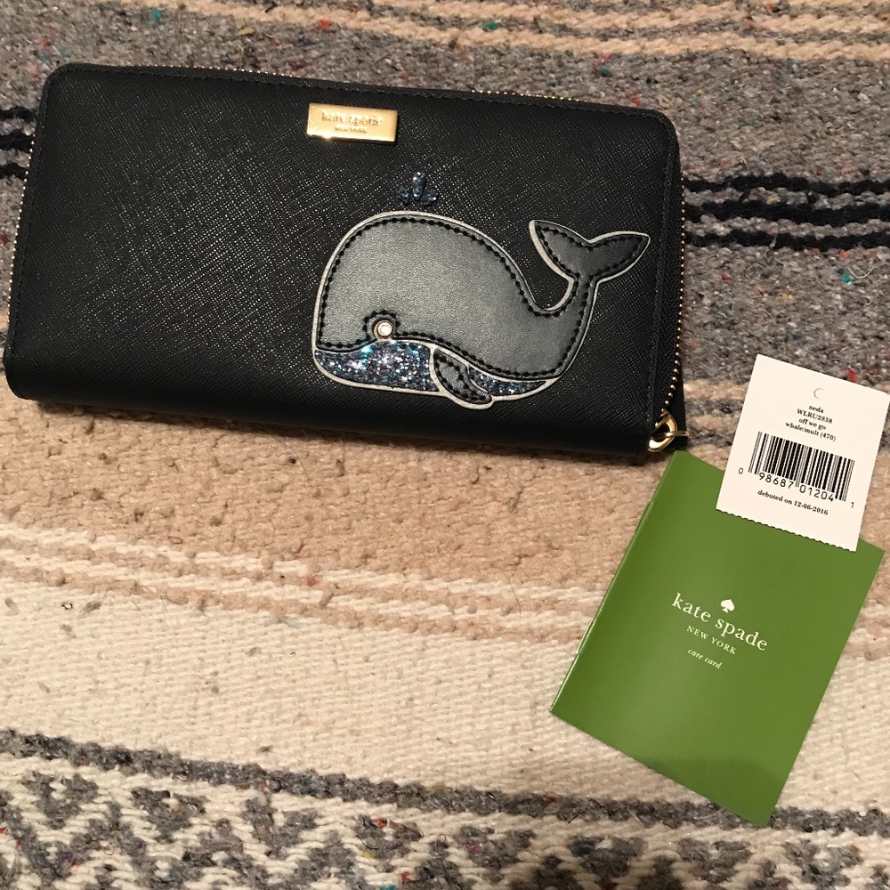 NWT Kate Spade Whale Wallet